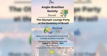 Anglo Brazilian Society invitation for Rio Olympic Lounge Event